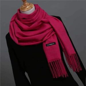 Planet Gates rose / China Women scarf soild winter cashmere scarves for ladies neck warm pashmina long shawl wraps bandana foulard female head hijab