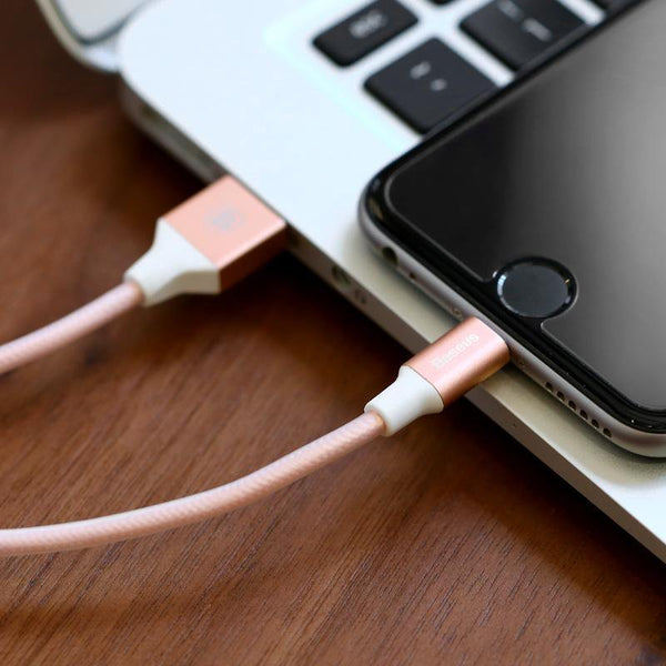 Baseus USB Cable For iPhone X 8 5 5s 6s 6 7 Mobile Phone 2A Fast Charging Cable Data Sync Charger Cable Wire For IOS 8 9 10 11 - Planet Gates