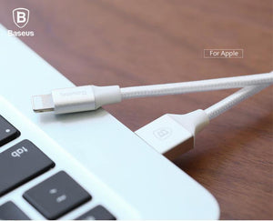 Planet Gates Rose Gold / 100cm Baseus USB Cable For iPhone X 8 5 5s 6s 6 7 Mobile Phone 2A Fast Charging Cable Data Sync Charger Cable Wire For IOS 8 9 10 11