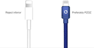 PZOZ USB Cable Fast charging Cabel For iphone Xs Max Xr X 8 7 6 6s plus 5 s 5s 5c SE ipad charger Data cord Mobile Phone Cables - Planet Gates