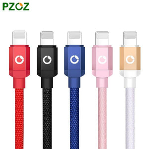 PZOZ USB Cable Fast charging Cabel For iphone Xs Max Xr X 8 7 6 6s plus 5 s 5s 5c SE ipad charger Data cord Mobile Phone Cables - Planet Gates