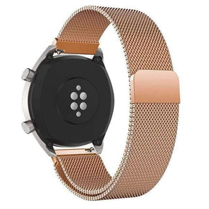 Planet Gates Rose gold / 22mm Stainless Steel band For HUAWEI WATCH GT Smart Watch Band Strap Watchband Bracelet Belt Wristband