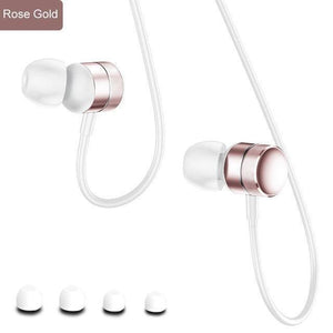 Planet Gates Rose Gold Baseus H04 Wired Earphone For Phone Stereo Headset Jack 3.5mm In-Ear Earphone With Mic Earbuds Earpiece Fone De Ouvido kulakl k