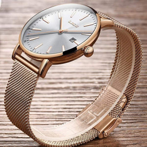 Planet Gates Rose gold blue / China Stainless Steel  Watches Women Top Brand Luxury Casual Clock Ladies Wrist Watch Relogio Feminino