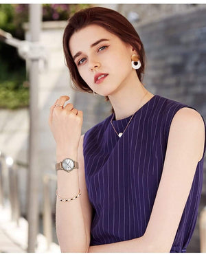 Planet Gates Rose gold blue / China Stainless Steel  Watches Women Top Brand Luxury Casual Clock Ladies Wrist Watch Relogio Feminino