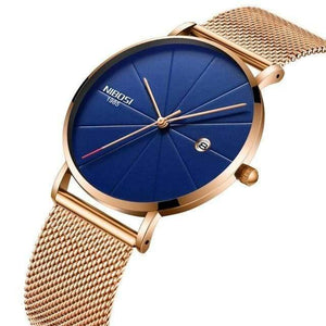 Planet Gates rose gold blue m Watch Women And Men Watch Top Brand Luxury Famous Dress Fashion Watches Unisex Ultra Thin Wristwatch Relojes Para Hombre