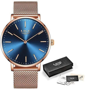 Planet Gates rose gold blue Women Watches Top Brand Luxury Ladies Casual Fashion Watch Ladies Waterproof Quartz Watch Zegarek Damski