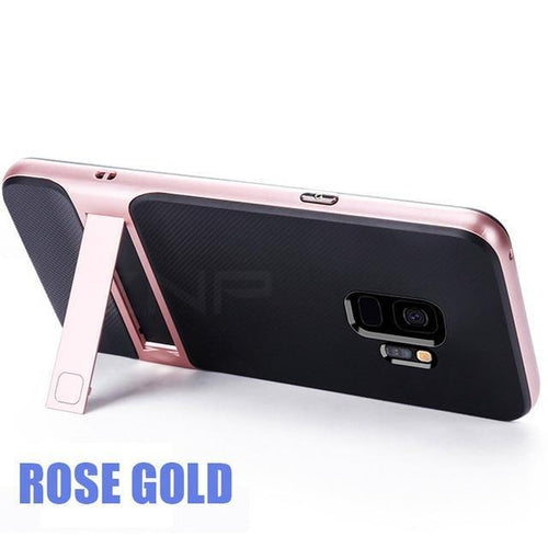 Planet Gates Rose-Gold / China / S8 360 Full Cover Protective Case For Samsung Galaxy S9 S8 Plus PC + TPU Shock Proof Cover For Samsung Note 8 Kickstand Phone Case