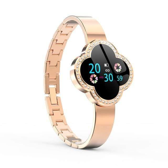 Planet Gates Smart watch woman 2019 IP67 Waterproof Heart Rate Monitoring gold For Android IOS lady girl women's bracelet smartwatch