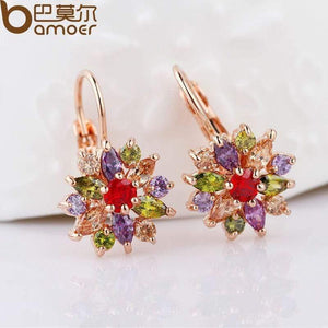 Planet Gates Rose Gold Color Jewelry Sets for Women with High Quality Multicolor AAA Zircon Wedding & Engagement Jewelry ZH017