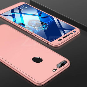 Planet Gates Rose Gold / For Honor V9 Play ZNP 360 Degree Full Cover Protection Case For Huawei Honor 9 10 Lite Cases With Glass For Honor V9 Play V10 Phone Case Shell