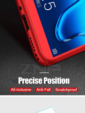 Planet Gates Rose Gold / For Honor V9 Play ZNP 360 Degree Full Cover Protection Case For Huawei Honor 9 10 Lite Cases With Glass For Honor V9 Play V10 Phone Case Shell