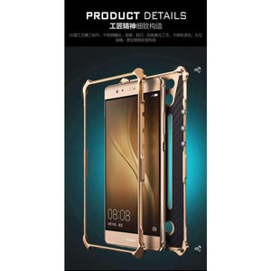 Planet Gates Rose Gold / For HUAWEI Mate 9 Luxury Heavy Duty Armor Metal Aluminum Mobile Phone Case for HUAWEI P10 P9 PLUS Mate 9 8 7 Honor 8 v8 Case