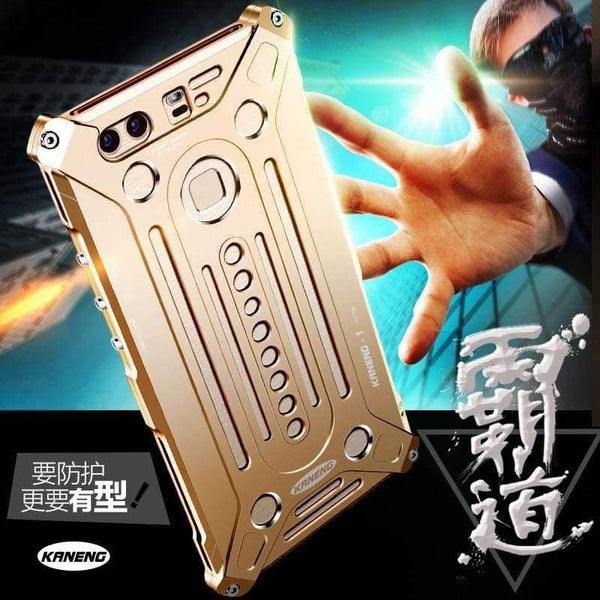 Planet Gates Rose Gold / For HUAWEI Mate 9 Luxury Heavy Duty Armor Metal Aluminum Mobile Phone Case for HUAWEI P10 P9 PLUS Mate 9 8 7 Honor 8 v8 Case