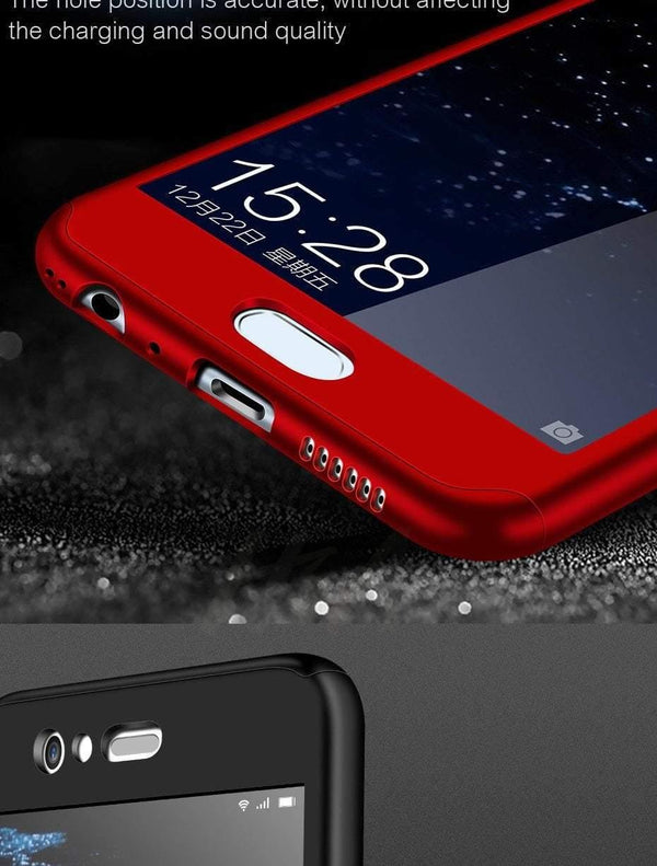 Planet Gates Rose-Gold / For Huawei P9 Luxury 360 Degree Full Cover Phone Case For huawei P10 P9 P8 Lite Mate 20 10 Pro Lite Screen Protector Cover Mate 20 Case Glass