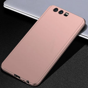 Planet Gates Rose-Gold / For Huawei P9 Luxury 360 Degree Full Cover Phone Case For huawei P10 P9 P8 Lite Mate 20 10 Pro Lite Screen Protector Cover Mate 20 Case Glass