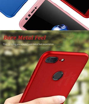 Planet Gates Rose-Gold / For Huawei Y5 2017 H&A Luxury 360 Full Cover Phone Case For Huawei Y5 Y6 Y7 2018 2017 Anti-knock Phone Cover For Huawei Y7 Y6 Prime Case With Glass