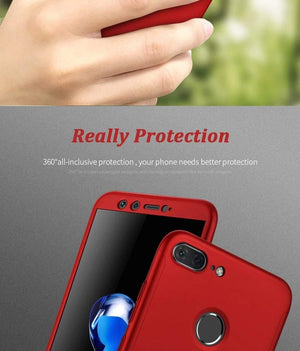 Planet Gates Rose-Gold / For Huawei Y5 2017 H&A Luxury 360 Full Cover Phone Case For Huawei Y5 Y6 Y7 2018 2017 Anti-knock Phone Cover For Huawei Y7 Y6 Prime Case With Glass