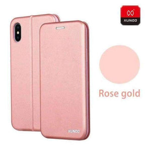 Full Protect Case For iPhone X Xr Xs Max 6 7 8 Plus Phone Leather Bracket Shockproof Protective Back Flip Cover Cases