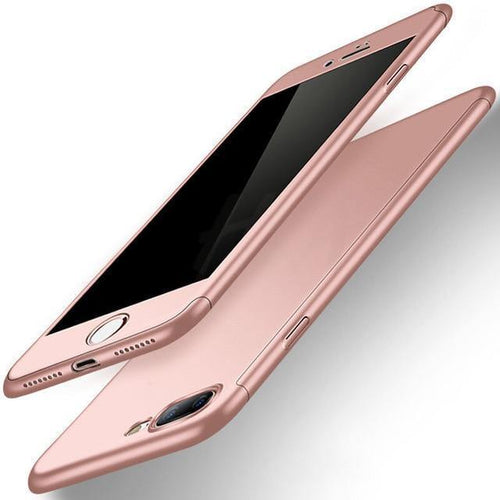 Planet Gates Rose-Gold / For iPhone 6 6s Plus H&A Luxury 360 Full Cover Phone Case on the For iPhone 7 8 6 6s Plus X XR XS Max 10 Tempered glass Protective Cover xs max Case