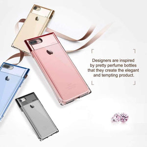 Planet Gates Rose Gold / For iPhone 7 iPhone 7/7 Plus Case,ROCK Crystal Series Luxury Cover for Apple iPhone 7 Brand Cute Lady Perfume Phone Cases Cover for Girls