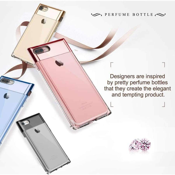 Planet Gates Rose Gold / For iPhone 7 iPhone 7/7 Plus Case,ROCK Crystal Series Luxury Cover for Apple iPhone 7 Brand Cute Lady Perfume Phone Cases Cover for Girls