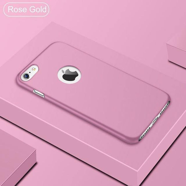 Planet Gates Rose Gold / For iPhone 7 USLION Ultra Thin PC Matte Case For iPhone 7 Plus XR XS Max X Simple Plain Phone Cover Coque For iPhone 6 6S Plus 5 5s SE Cases