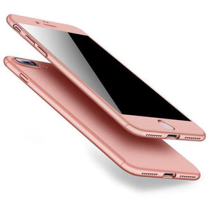 Planet Gates Rose Gold / For iphone X ZNP 360 Full Protective Phone Case For iPhone 8 7 Plus 6 6s Case 5 5S SE X 10 Full Cover For iPhone XR Xs Max X Cases With Glass