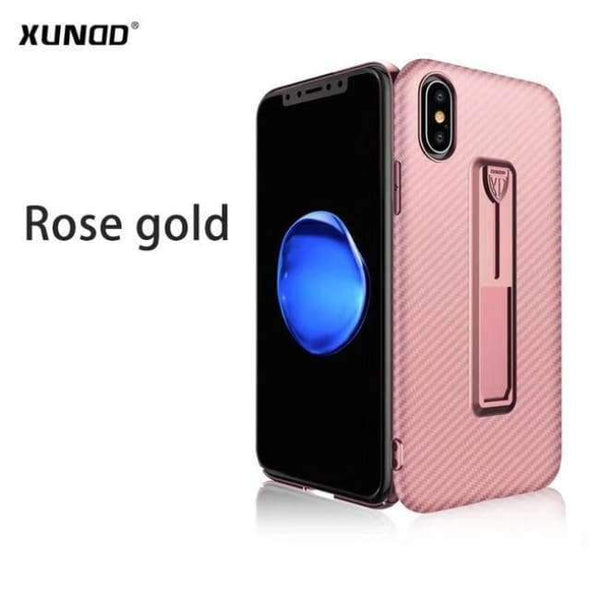 Planet Gates Rose Gold / For iPhone6 6S Plus Protect Case For iPhone X Xr Xs Max 6s 7 8 Plus Phone Ring buckle Shockproof Silicone Protective Cover Cases