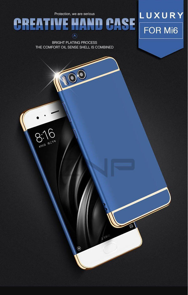 Planet Gates Rose gold / For Mi 6 ZNP Luxury Electroplate Shockproof Case For Xiaomi Mi 6 5 5S Plus Hard Back Cover Cases For Xiaomi Mi 6 5 5X 5C Phone Case shell