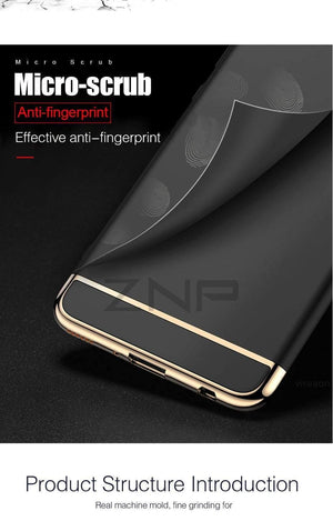 Planet Gates Rose gold / For Mi 6 ZNP Luxury Electroplate Shockproof Case For Xiaomi Mi 6 5 5S Plus Hard Back Cover Cases For Xiaomi Mi 6 5 5X 5C Phone Case shell