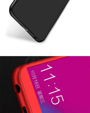 Planet Gates Rose-Gold / Honor 7C H&A H&A Luxury 360 Degree Full Cover Phone Case For Huawei Honor 7A 7C Pro 8X Max Screen Protector Cover 7A 7C 8XMax Case Glass