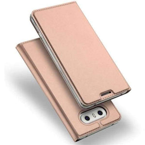 Planet Gates Rose Gold LG G6 Case Luxury PU Leather + Silicone Wallet Flip Cover Housing With Card Slot Stand For LGG6 Phone Cases