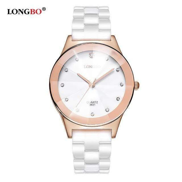 Planet Gates Rose Gold Men Fashion Quartz White Ceramic Lovers Watches Luxury Casual Unique Ladies Dress Wristwatch Relogio Feminino