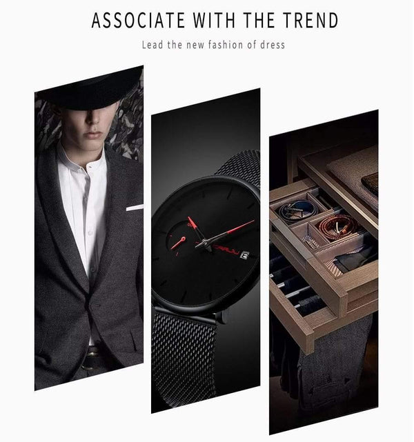 Planet Gates rose gold Mens Watches Top Brand Luxury Waterproof Sport Watch Men Ultra Thin Dial Quartz Watch Casual Relogio Masculino