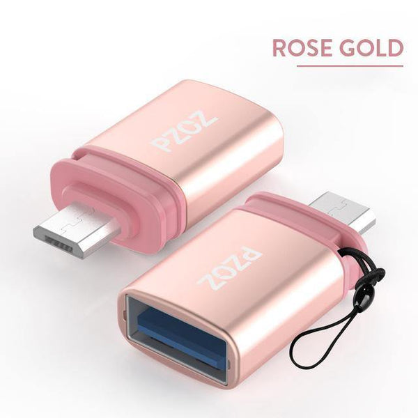 Planet Gates Rose gold otg adapter micro usb to usb 2.0 converter usb-otg micro-usb microusb otg for samsung xiaomi android Tablet mobile phone