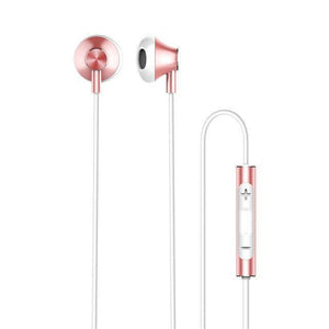 Rock In-Ear Earphone with Microphone for Xiaomi Huawei 3.5mm Metal Earphone Super Bass Headset with Mic Earbuds - Planet Gates