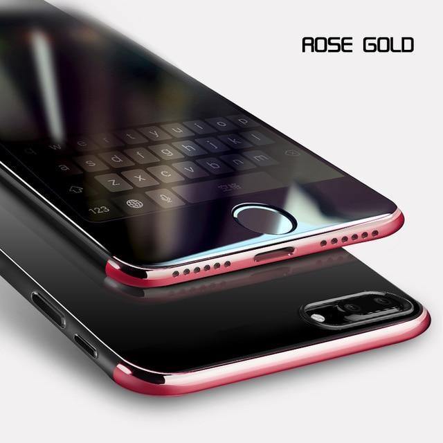 Planet Gates Blue / China / For I8 I7 Baseus PC Hard Case For iPhone 8 7 Cover For iPhone 8 7 Plus Case Anti-scratch Electroplating Protective Phone Bag Shell Coque