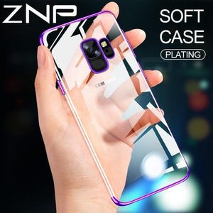 Planet Gates Rose Gold / S8 ZNP Luxury Soft TPU Silicone Phone Cases For Samsung Galaxy S9 S8 Plus Note 8 Case Full Cover For Samsung S9 S8 Case Phone Shell