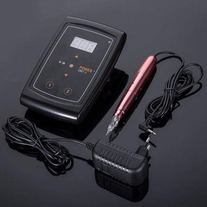 Planet Gates Rose Gold Set 1 Dermograph Permanent Makeup Machine Eyebrow Makeup Micropigmentacion pen Rotary Swiss Motor Tattoo Machine Kit for eyebrow Lip