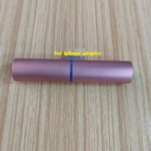 Planet Gates Rose gold T type dual adapter to 3.5mm Jack Earphones Headphone Aux Audio Adapter Converter for Apple iPhone 8 / 7 / 7 Plus IOS 11