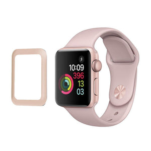 Planet Gates Rose gold Tempered Glass Film Screen Protector Premium Protector Anti-Scratch Screen Glass Film Frame Bumper Case Anti-Fingerprint