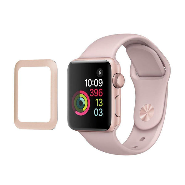 Planet Gates Rose gold Tempered Glass Film Screen Protector Premium Protector Anti-Scratch Screen Glass Film Frame Bumper Case Anti-Fingerprint