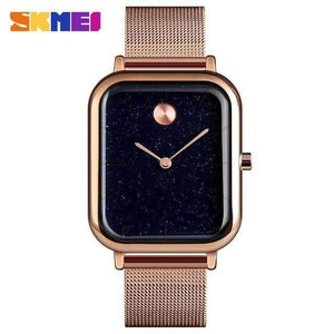 Planet Gates Rose gold watch Luxury Lover Watches Quartz Dress Women Men Watch Couples Wristwatch Sliver Mesh Stainless Relojes Hombre  9187