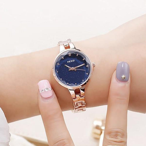 Planet Gates rose gold watch Women Stainless Steel Watch Ladies Crystal Bright Star Bracelet Watches Dress WristWatch Montre Femme Mother's Day