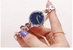 Planet Gates rose gold watch Women Stainless Steel Watch Ladies Crystal Bright Star Bracelet Watches Dress WristWatch Montre Femme Mother's Day