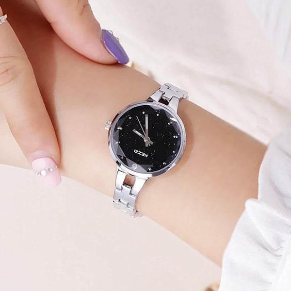 Planet Gates rose gold watch Women Stainless Steel Watch Ladies Crystal Bright Star Bracelet Watches Dress WristWatch Montre Femme Mother's Day