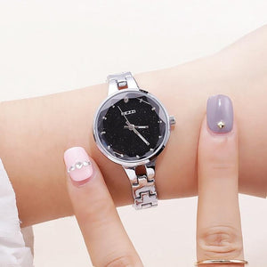 Planet Gates rose gold watch Women Stainless Steel Watch Ladies Crystal Bright Star Bracelet Watches Dress WristWatch Montre Femme Mother's Day