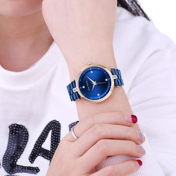 Planet Gates Rose Gold Watches Women Top Brand Luxury Quartz Watch Women Fashion Relojes Mujer Stainless Steel Ladies Quartz Wrist Watches