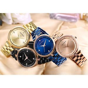 Planet Gates Rose Gold Watches Women Top Brand Luxury Quartz Watch Women Fashion Relojes Mujer Stainless Steel Ladies Quartz Wrist Watches
